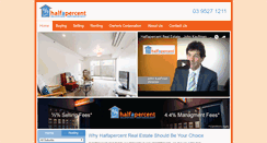 Desktop Screenshot of halfapercent.com.au